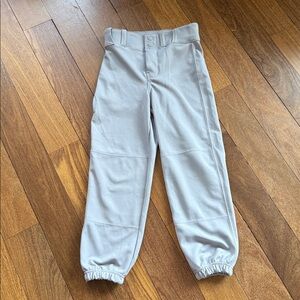 Champro Baseball Gray Jogger Pants (Youth M) with protection cups